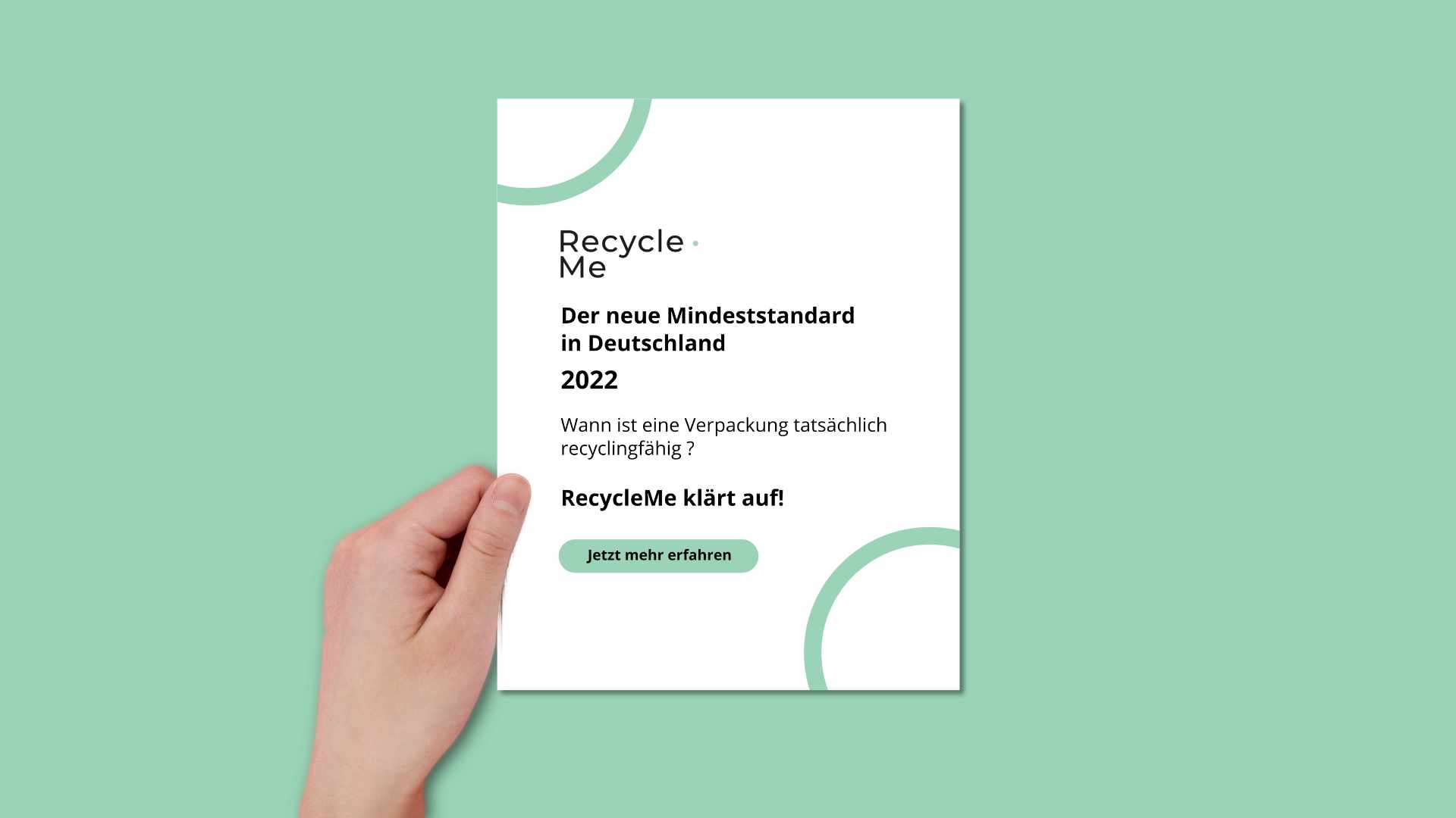 Bericht - deutscher Mindeststandard RecycleMe