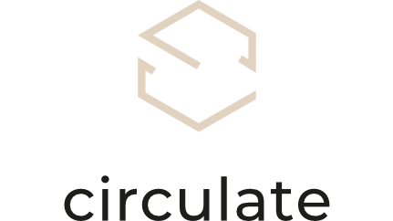 Logo circulate RecycleMe beige